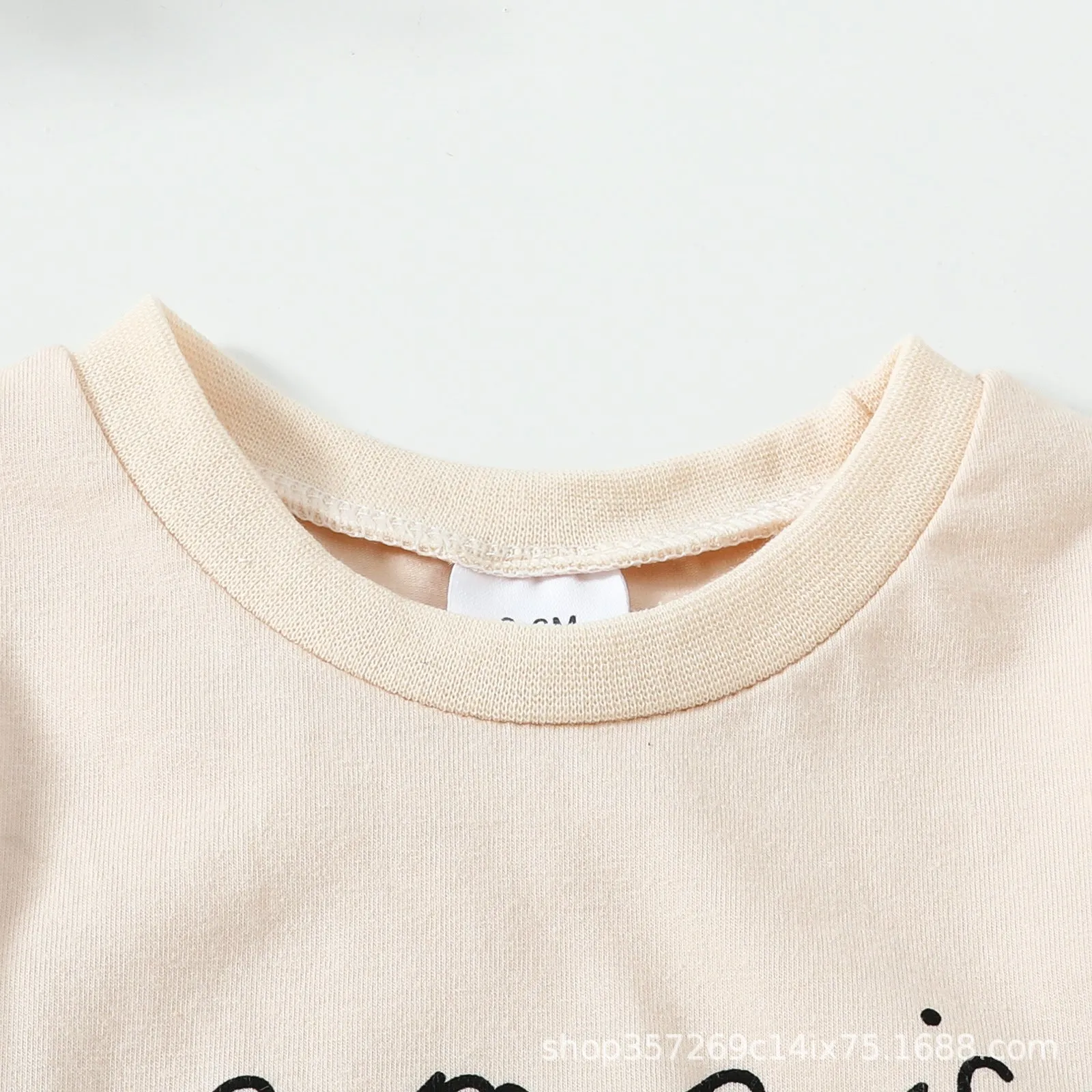 2 Pieces Set Baby Kid Girls Boys Letters Tops And Solid Color Shorts Wholesale 24011187