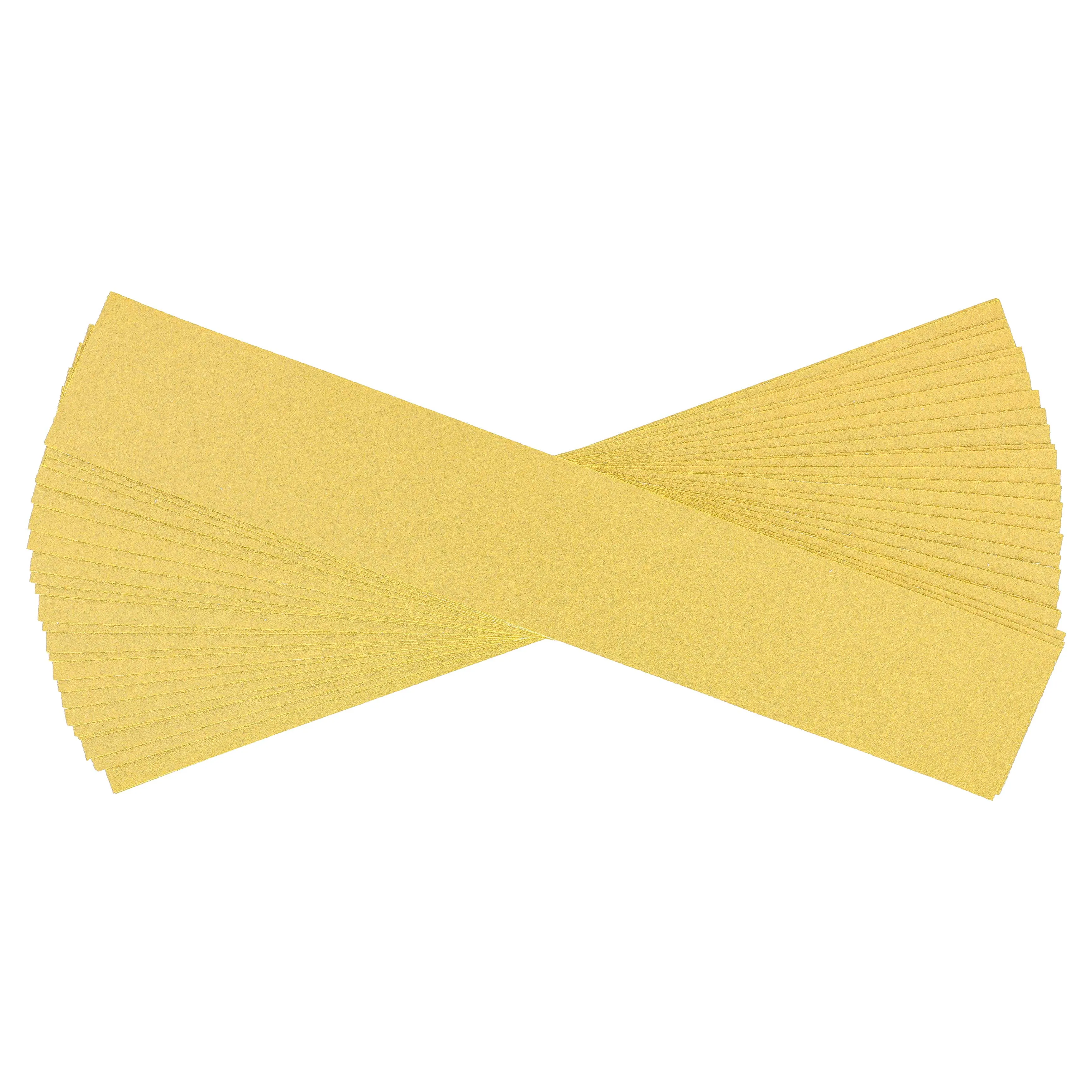 80 Grit - Gold - Longboard Sheets 2-3/4" wide by 16-1/2" long - PSA Self Adhesive Stickyback Sandpaper - Box of 20