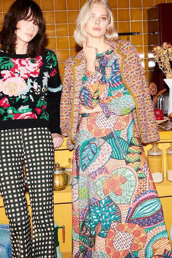 Aldo Martins Geometric Print Blair Trousers