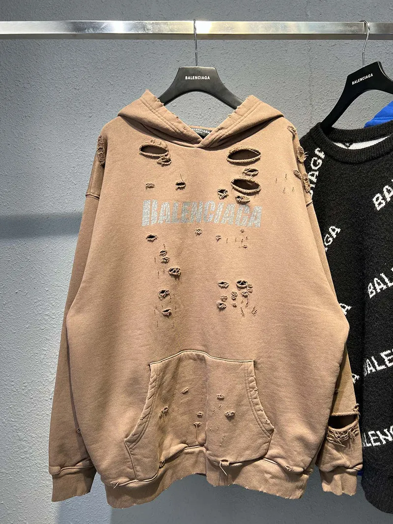 Balenciaga Destroyed Hoodie