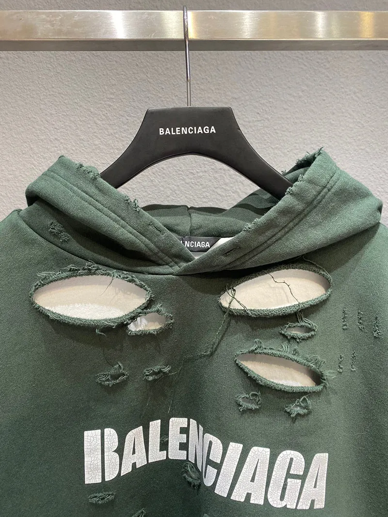 Balenciaga Destroyed Hoodie