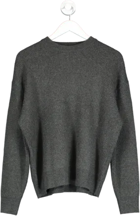 De Rococo Green Ribbed Knit Sweater UK S