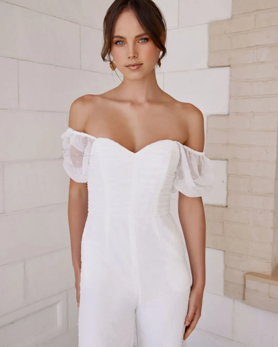 Harriette Jumpsuit - White