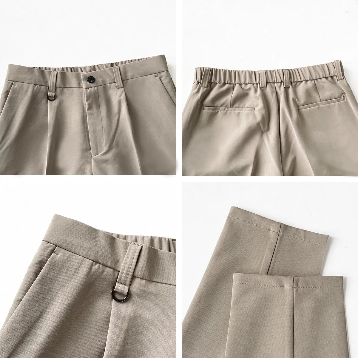 [Korean Style] 4 Colors Ankle-Cut Casual Slacks