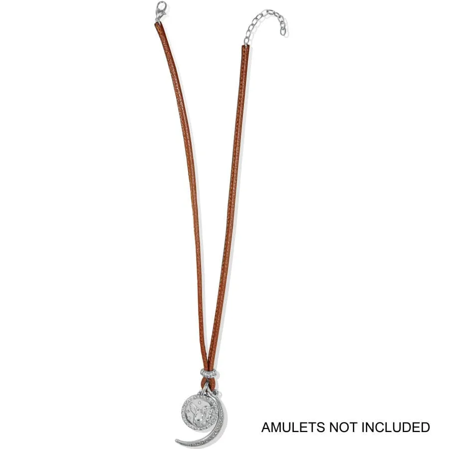 Leather Amulet Necklace