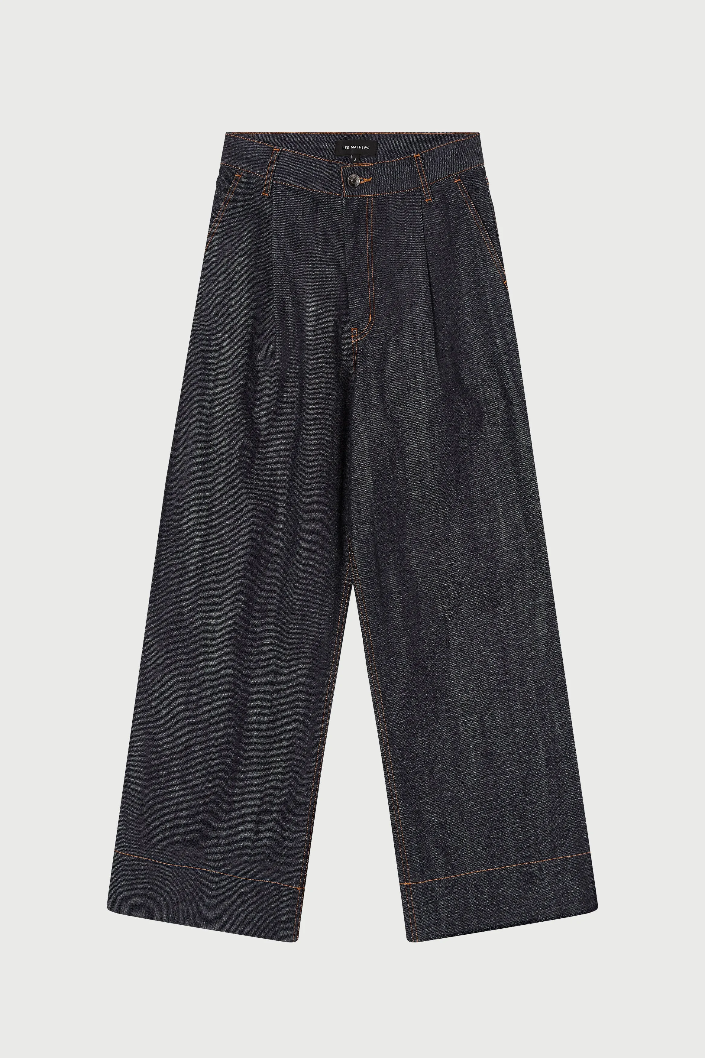 LM Denim Pleat Pant