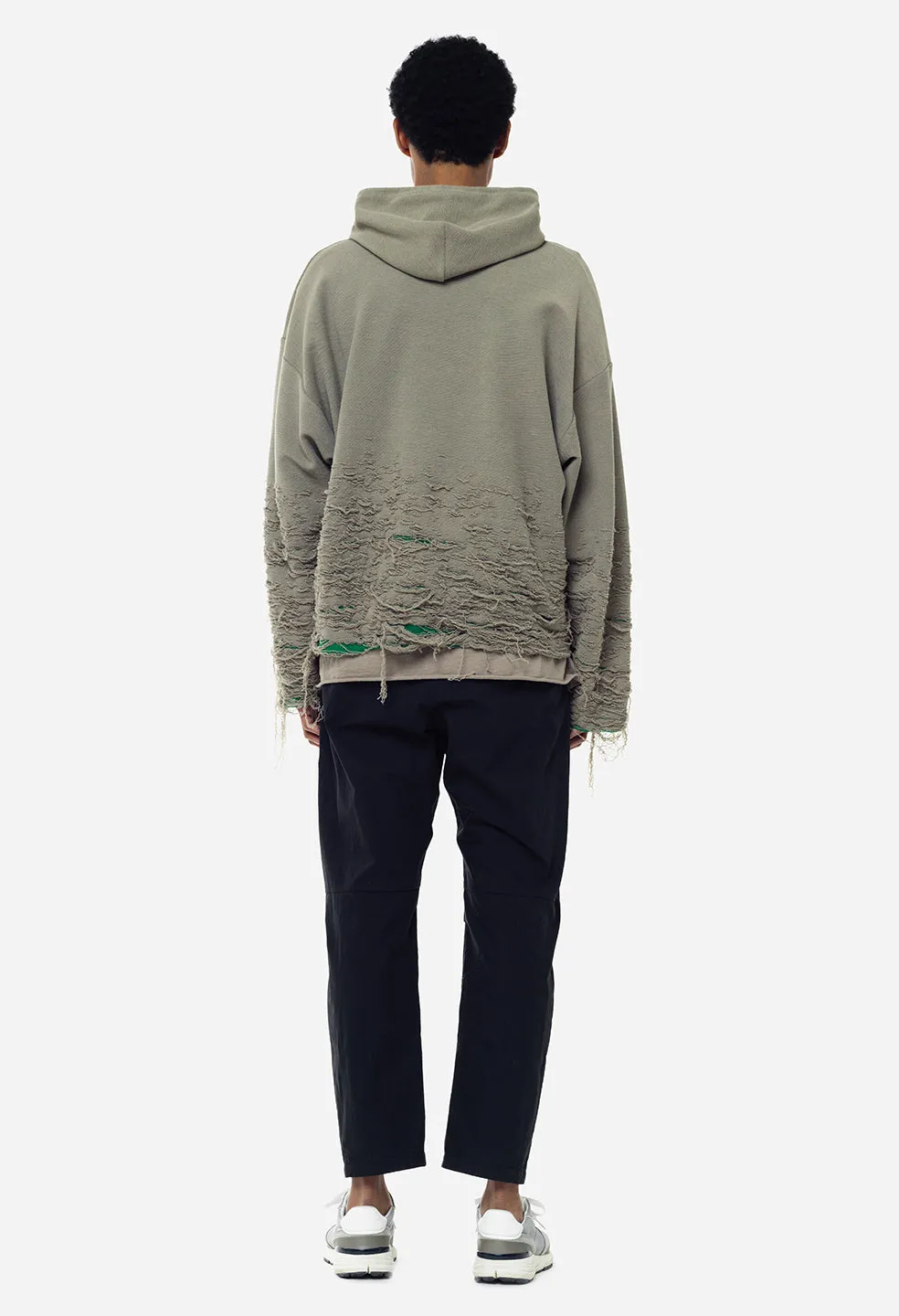 Reverse Burn-Out Hoodie / Shark X Kelly