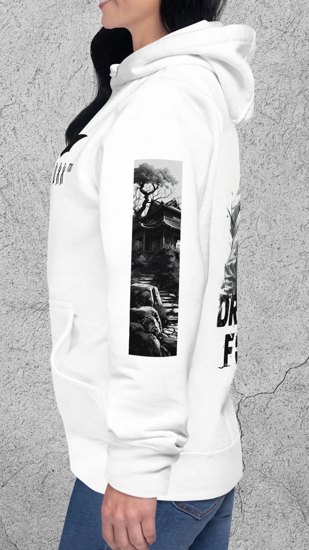 SHIA - Dragon Foxx™ Women's Anime Style White Hoodie