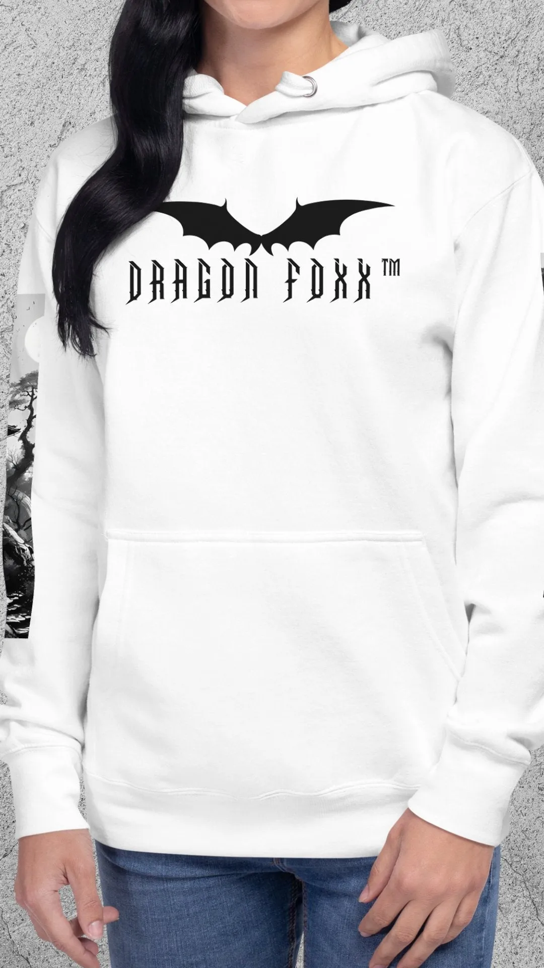 SHIA - Dragon Foxx™ Women's Anime Style White Hoodie