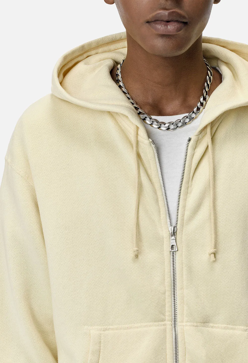 Vintage Fleece Fullzip / Light Yellow