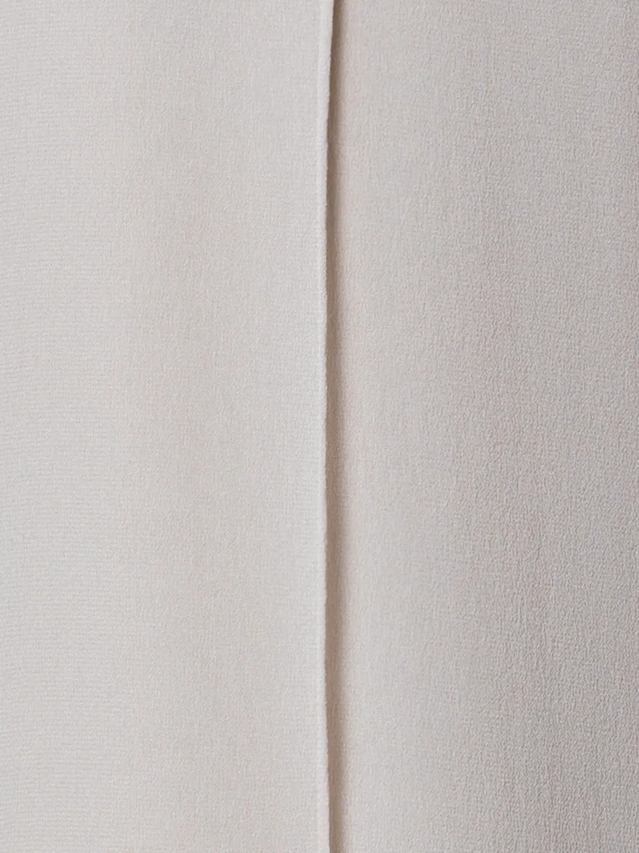 Weite Hose aus Seiden-Georgette
